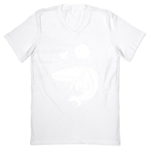Space Whale  V-Neck